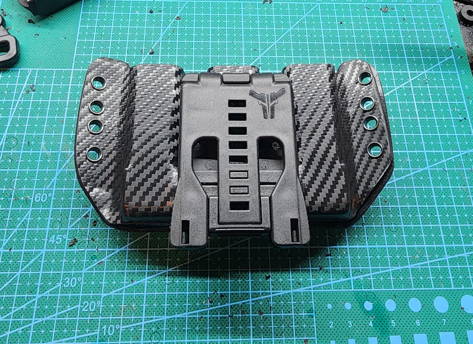 Carbon Fiber Black Triple Magazine Carrier